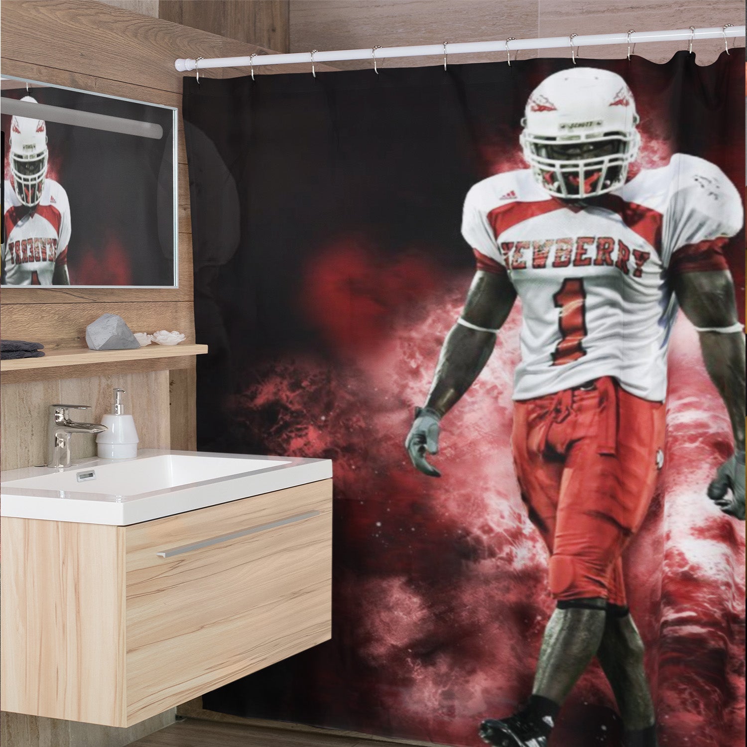 Full Sublimated Shower Curtains
